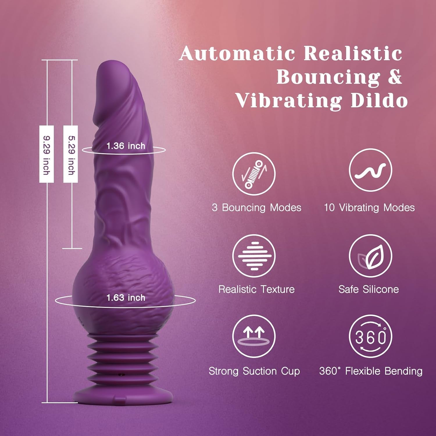 Drillme Thrusting Dildo Vibrator