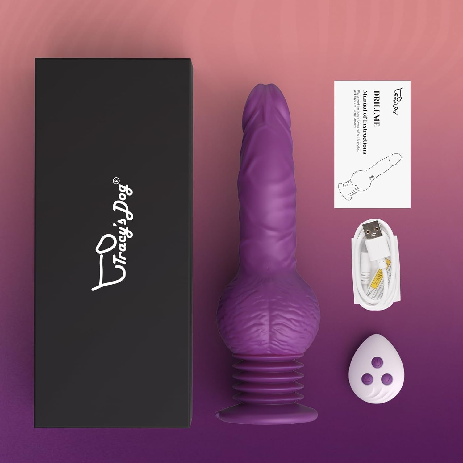 Drillme Thrusting Dildo Vibrator