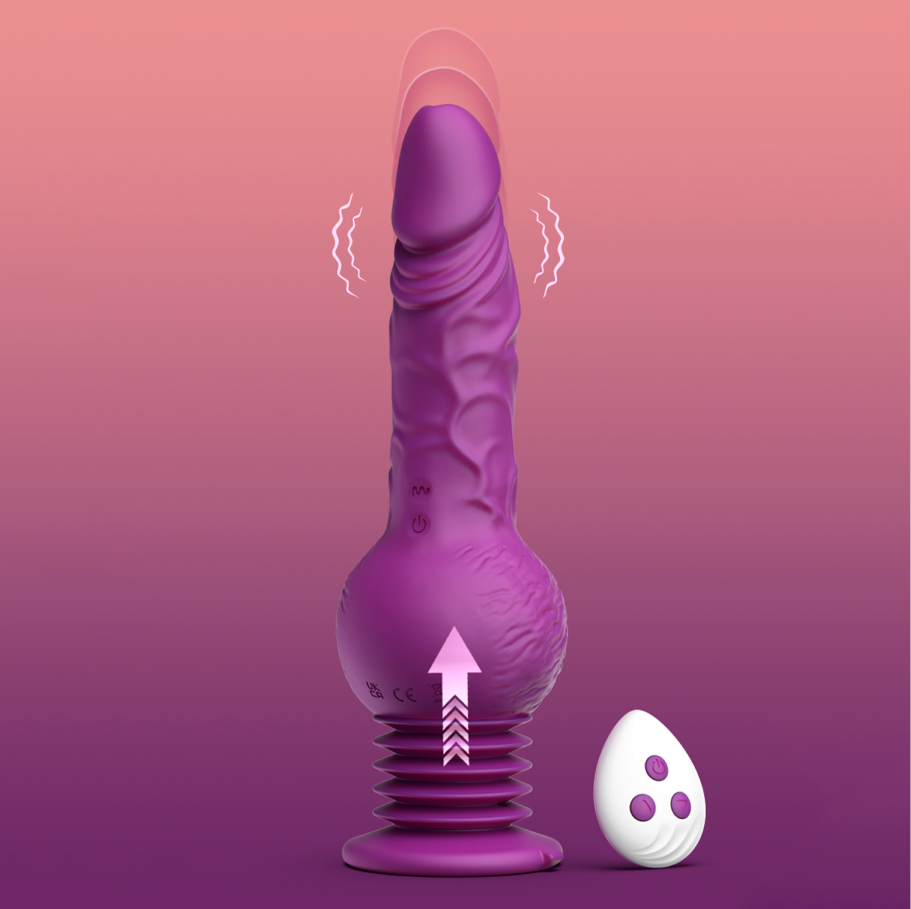 Drillme Thrusting Dildo Vibrator