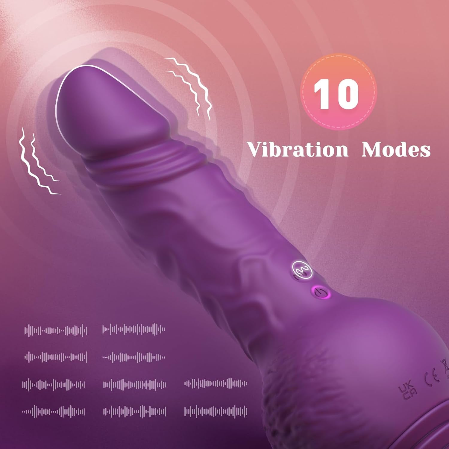 Drillme Thrusting Dildo Vibrator